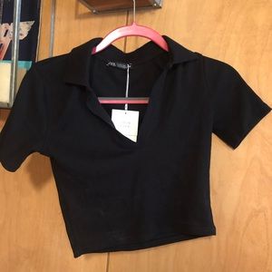 Zara crop top with tags